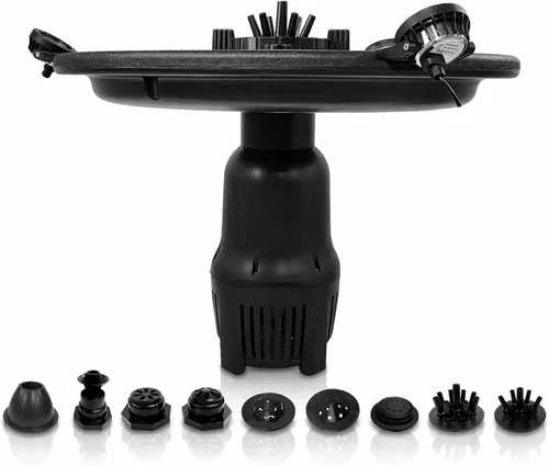 Miniatura 14 de HALF OFF PONDS Fuente flotante - 1 aireador de estanque HP, cable de 100 pies - Bomba de agua de 15,000 GPH - 13 patrones de pulverización - Luces