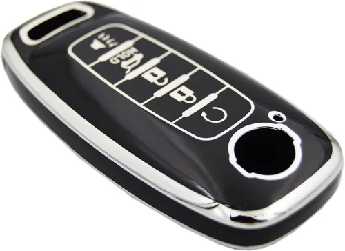 Miniatura 10 de Funda protectora de TPU para llavero inteligente con control remoto + llavero para Nissan Rogue SL Ariya FWD Pathfinder X-Trail Sentra SR SL Armada