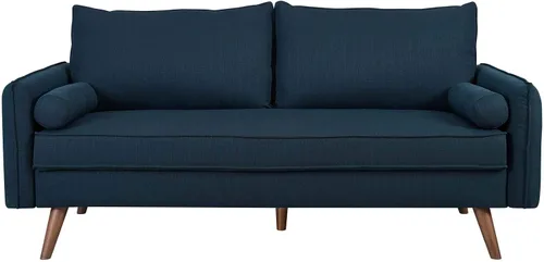 Miniatura 4 de Modway Revive Sofá tapizado de tela moderna contemporánea en azul Celeste