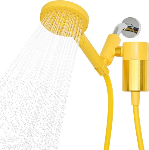 Miniatura 17 de Sproos - Cabezal de ducha de mano, sistema de filtración de alto rendimiento para cabello y piel más saludables, manguera extra larga de 70 Moonlight