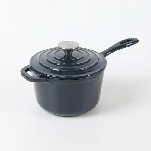 Miniatura 10 de HAWOK Mini cacerola de hierro fundido de 1 cuarto de galón, 5.5 pulgadas con tapa, pre-sazonada