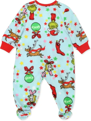 Miniatura 3 de Dr. Seuss The Grinch Characters - Pijama para bebé con pies