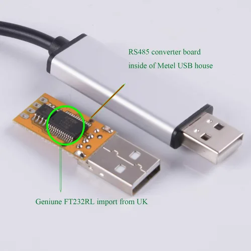 Miniatura 3 de Adaptador de interfaz USB a DMX RS485 Convertidor Serial 3PIN XLR LED DMX512 Freestyler Software PC a escenario Control de iluminación Cable