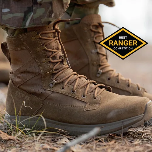 Miniatura 2 de OTB Boots M-Flex 8 Botas tácticas para hombres y mujeres, ligeras, duraderas, impermeables, botas militares y de combate con suela antideslizante