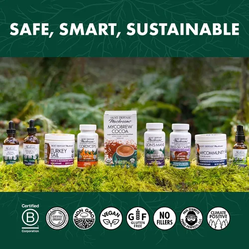 Miniatura 7 de Host Defense Cápsulas Chaga - Suplemento de apoyo del sistema inmunológico - Cápsulas de hongos Chaga para apoyo a la actividad antioxidante