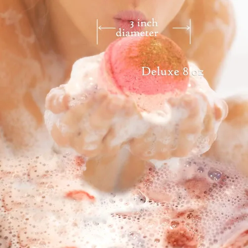 Miniatura 2 de Ivy & Bauble Bombas de baño de aromaterapia hechas a mano con anillo sorpresa en el interior para mujer, aroma afrutado, fabricadas en Estados