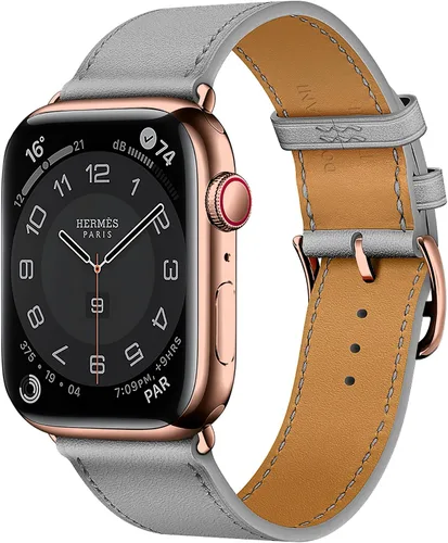 Miniatura 9 de LB1 - Correa de cuero para Apple Watch para mujeres y hombres, SE Ultra 2 de 1.575 in 1.732 in 1.811 in 1.654 in 1.772 in 1.614 in 1.496 in 1.929 in