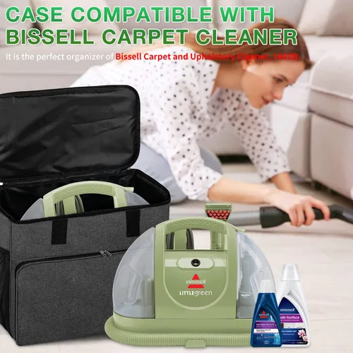 Miniatura 6 de Bolsa de almacenamiento compatible con el limpiador de alfombras y tapicería Bissell 1400B/3353, bolsa de transporte para limpiador de vapor