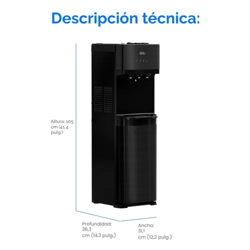 Miniatura 9 de Brio Dispensador de enfriador de agua sin botella con filtros de 4 etapas (incluidos) elimina PFAS y microplásticos para agua potable limpia