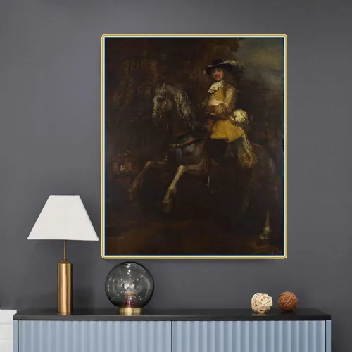 Miniatura 36 de Rembrandt - Kit de pintura de diamantes para adultos, 5D con taladro redondo completo, kit de pintura de diamantes para decoración del hogar