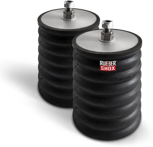 Miniatura 10 de Rubbershox - Tope de goma natural emparejado para RAM ProMaster 1500/2500/3500 Patrón de sistema de mejora de suspensión Capacidad de 9000