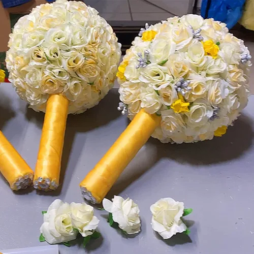 Miniatura 4 de Cabezales de rosas artificiales de 3.5 pulgadas, 20 unidades, rosas rosas claras de aspecto real para boda, decoración del hogar, manualidades, Rosa
