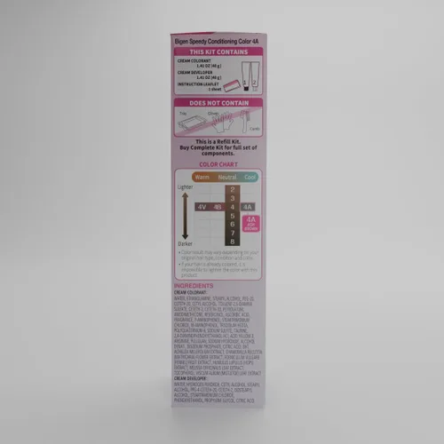 Miniatura 5 de Bigen Recambio de color Speedy Conditioning: 4A Ash Brown - Paquete de 3