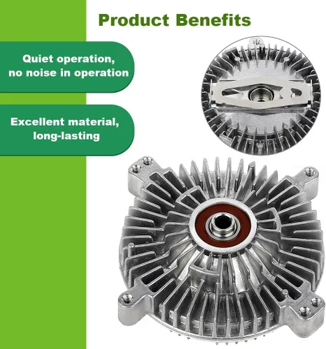 Miniatura 2 de SCITOO 1192000022 Embrague de ventilador de radiador eléctrico apto para 1992 para Mercedes-Benz para 400SE 1993 para Mercedes-Benz para 400SEL 1993