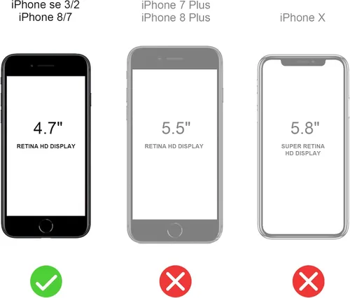 Miniatura 2 de jaroco Fundas para Dedos para Funda de iPhone SE, Nanofibras Superconductoras de 0.15mm, Sensación Suave, Antisudor con Funda de Teléfono