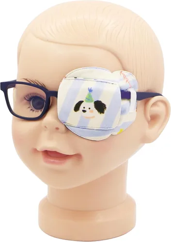 Miniatura 17 de Astropic Parche para ojos de algodón y seda 3D para niños, parche de ojos para niñas para gafas Parche médico para niños con ojo perezoso