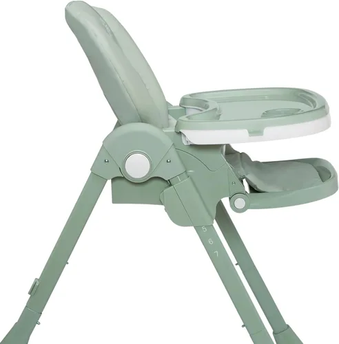 Miniatura 17 de Little Folks by Delta Children - Silla alta SlimFold 2 en 1 para bebés y niños pequeños, color verde salvia