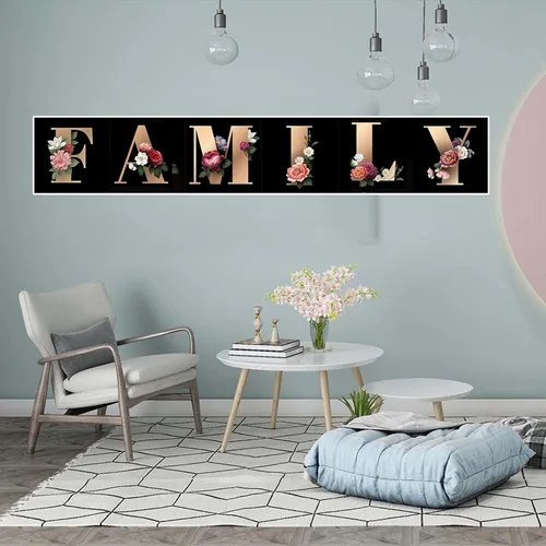 Miniatura 2 de JATOK Kits de pintura de diamantes del alfabeto para adultos, niños principiantes, arte de diamantes 5D, taladro redondo completo, arte de gema