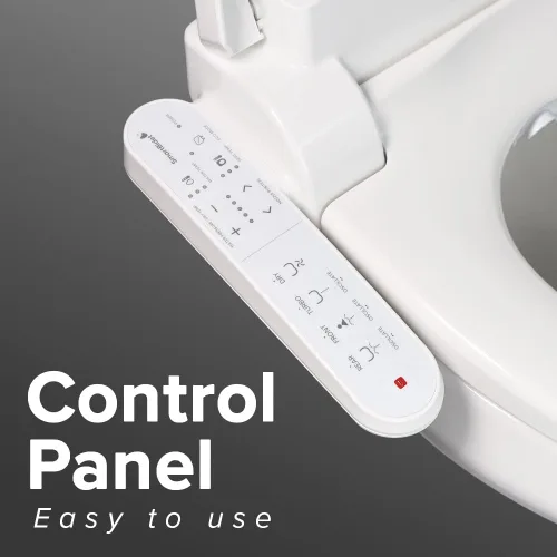Miniatura 5 de SmartBidet SB-2000 Asiento de bidé eléctrico - Asiento para inodoro climatizado con secador de aire caliente y funciones de lavado con control