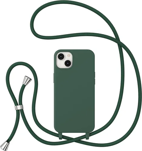 Miniatura 73 de ZTOFERA Funda Crossbody para iPhone 15 Pro con Correa de Cordón Ajustable, Funda Suave de Silicona Líquida para iPhone 15 Pro 6.1 pulgadas - Rosa