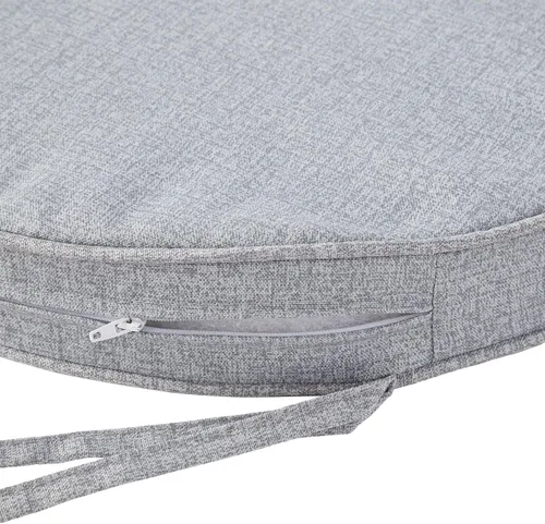 Miniatura 3 de Cojín de asiento reversible redondo de 18 pulgadas para exteriores, cemento