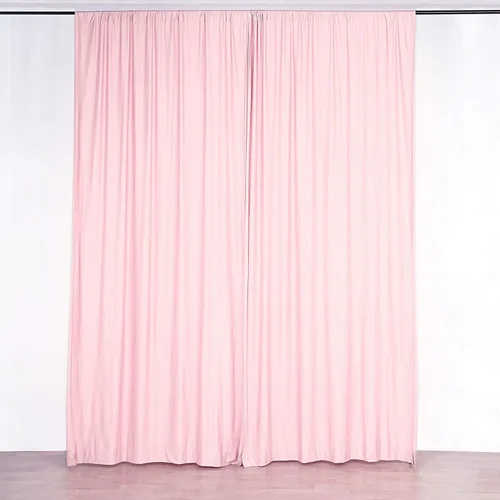 Miniatura 25 de Efavormart - Paquete de 2 cortinas de fondo ignífugo de amatista violeta de 10 x 10 pies, resistentes y sin arrugas, para eventos teatrales y galas