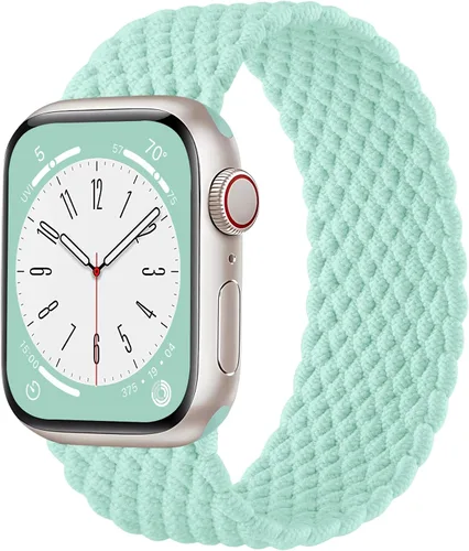 Miniatura 11 de Zedoli Correas trenzadas Solo Loop para Apple Watch Band de 1.496 pulgadas, 1.575 pulgadas, 1.614 pulgadas, 1.654 pulgadas, 1.732 pulgadas, 1.772