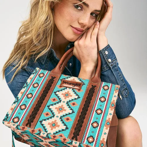 Miniatura 3 de Wrangler - Bolso de mano estilo occidental para mujer, bolsos aztecas bohemios
