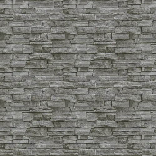 Miniatura 11 de Timeet Papel tapiz de ladrillo para despegar y pegar, papel tapiz de ladrillo blanco y gris, autoadhesivo, papel de pared extraíble para decoración