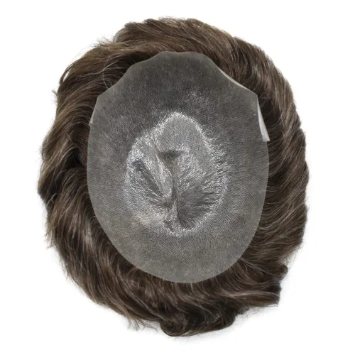 Miniatura 15 de Toupee for Men Human Hair Pieces Ultra Thin Skin Mens Toupee Hair Replacement System Mens Hair Units for Men