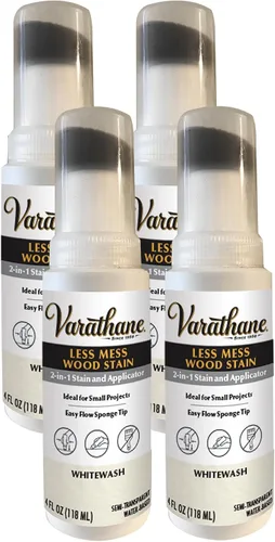 Miniatura 14 de Varathane 368033 - Tinte para madera con menos desorden y aplicador, 4 oz, gris humo