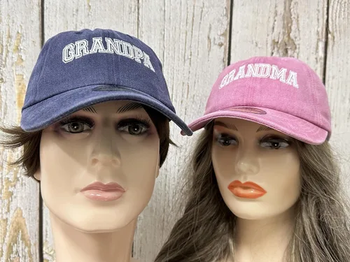 Miniatura 25 de Sombreros bordados para tío tía, abuelo, abuela, mamá, mini