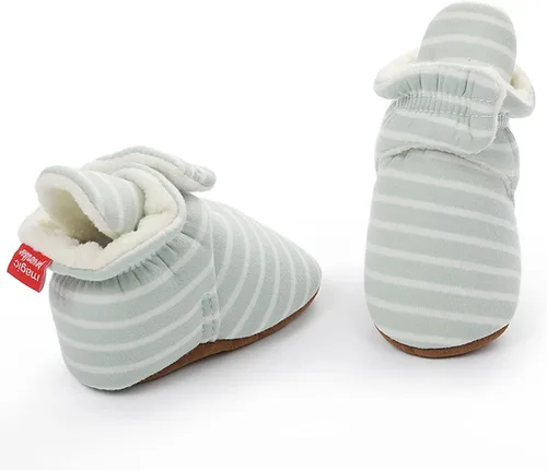 Miniatura 5 de Infant Booties Baby Girls Boys Snow Boots Toddler Crib Shoes Newborn Prewalker Winter Warm First Walkers Non-Slip Footwear