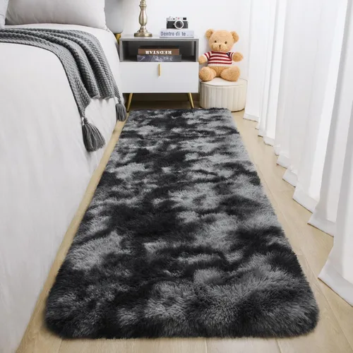 Miniatura 43 de BENRON Alfombras de pasillo esponjosas de 2 x 4 pies, suaves y largas para dormitorio, pasillo, entrada, cocina, alfombra lavable para decoración