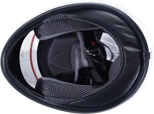 Miniatura 8 de SLMOTO Casco de seguridad aprobado por DOT, casco de motocicleta para adultos, doble visera, cara completa con protector solar Mariposa blanca/rosa