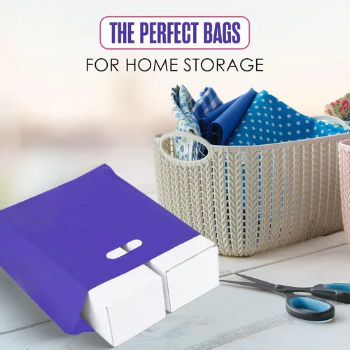 Miniatura 7 de Houseables Merchandise Bags, bolsas de compras, plásticas, 16" x 18", 100 unidades, 1.75 mil de espesor, baja densidad, brillante, color rosa