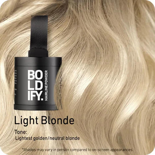 Miniatura 2 de BOLDIFY Polvo de línea capilar (GRANDE, 10g) - Color de cabello para retoque de raíces para cobertura de canas - Polvo para el cabello que oculta