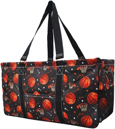 Miniatura 36 de NGIL Bolsa de comestibles reutilizable extra grande plegable de gran tamaño para comestibles, almacenamiento, picnic, playa, Flecha-negro