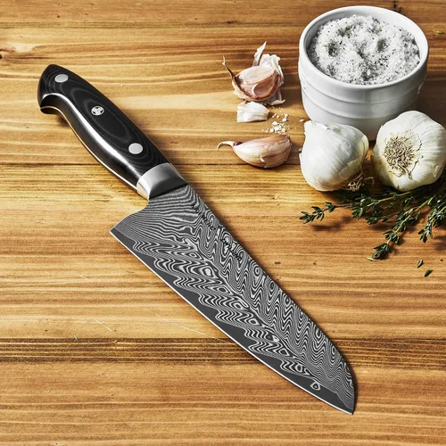 Miniatura 2 de KRAMER by ZWILLING EUROLINE Damascus Collection - Cuchillo Santoku de 7 pulgadas