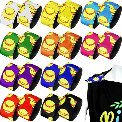 Yinder 10 pares de soportes para manga de fútbol y sóftbol, clips de manga para camisas deportivas, accesorios