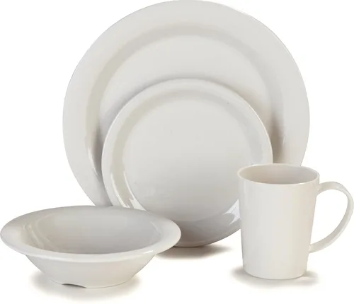 Miniatura 15 de Taza de café Carlisle FoodService Products de plástico con asa grande para buffets, hogar y restaurante, Tritan, 12 onzas, color hueso