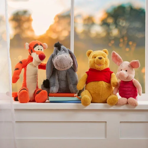 Miniatura 7 de Disney Store Juguete oficial de ángel mediano suave para niños, personaje de peluche con textura mullida y detalles bordados, orejas flexibles