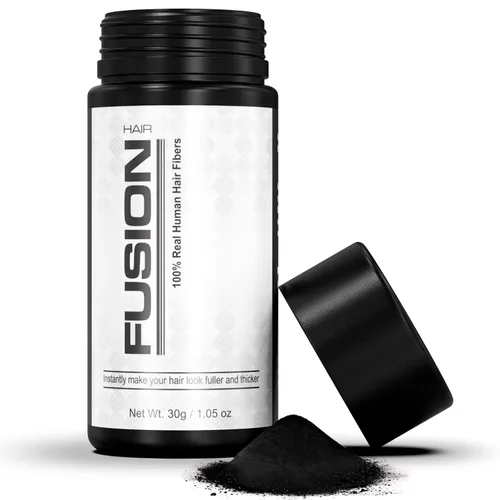 Miniatura 9 de Hair Fusion - Fibras de cabello humano 100% reales - Oculta el cabello calvo y adelgazante - Retoque de raíz - Volumizador - Unisex