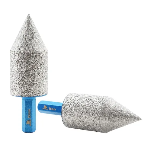 Miniatura 6 de Broca biseladora de diamante, brocas de fresado de dedo de diamante, BRSCHNITT 0-1 3/8 pulgadas (0.000 in-1.378 in) con rosca 5/8-11 para agrandar
