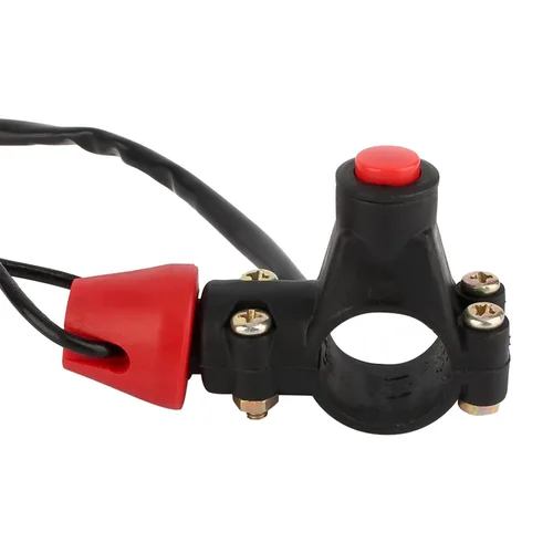 Miniatura 5 de 2 piezas de cable de amarre para moto de nieve, 12 V, 2 cables ATV interruptor de matanza para motor de motor interruptor de muerte para manillar