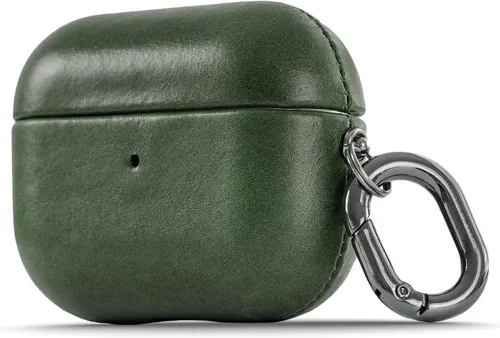 Miniatura 8 de Funda de piel italiana de primera calidad hecha a mano - Para AirPods Pro (solo 2.ª generación) - Efecto de dos tonos con pátina única a lo largo