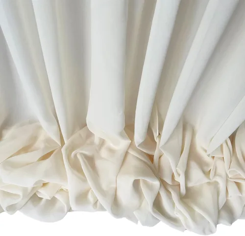 Miniatura 6 de Cortinas de fondo de gasa transparente de 10 x 10 pies (5 x 2 paneles), cortinas de tela de gasa para bodas, cortina larga transparente para sala