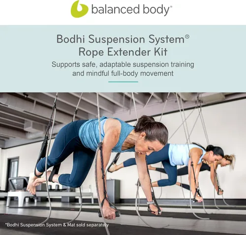Miniatura 6 de Balanced Body Bodhi - Kit extensor de cuerda con sistema de suspensión con 2 cuerdas y 2 mosquetones