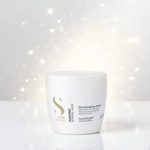 Miniatura 3 de Alfaparf Milano Semi Di Lino Diamond Illuminating Hair Mask - Acondicionador profundo seguro para el color para cabello teñido – Añade brillo