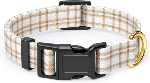 Miniatura 23 de Rnivvi Collar para perros pequeños, lindo collar floral resistente ajustable para cachorros con hebilla de liberación rápida para niño, niña
